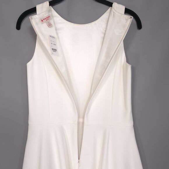 Brooks Brothers New Red Fleece Women’s Dress Size 2 White Fit Flare Sleeveless - Picture 6 of 12